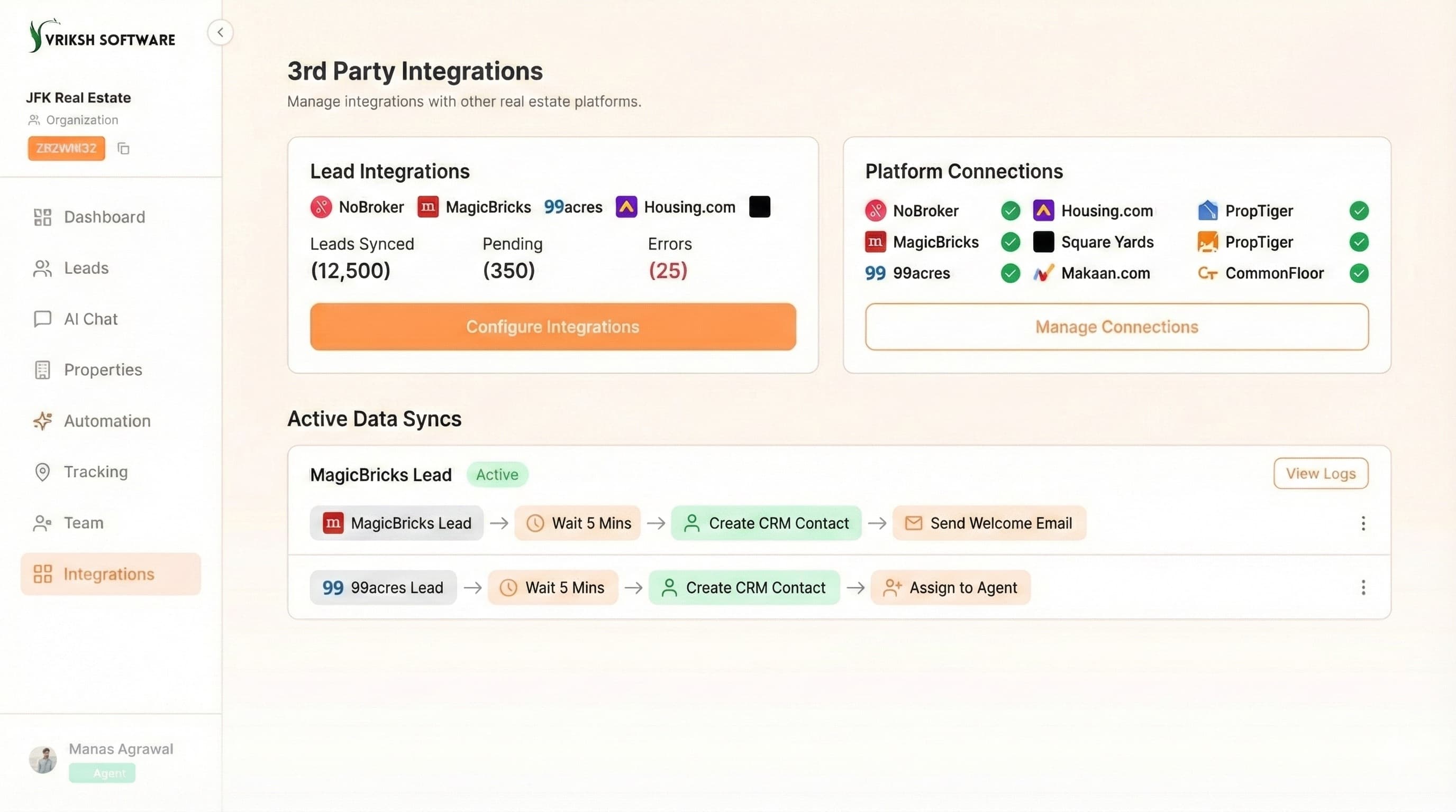 3rd Party Lead Integration With Alert